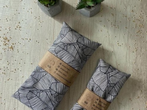 Almohadillas térmicas de semillas